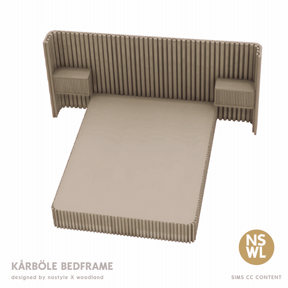 Галерея мода Мини-набор для спальни Kårböle Collection #3